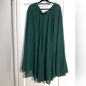 Green Midi/Maxi Skirt